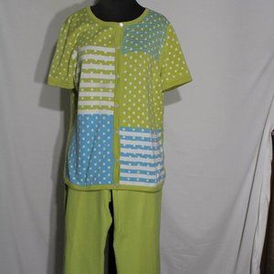 Jones N.Y. capris & C &B top-size L in mojito